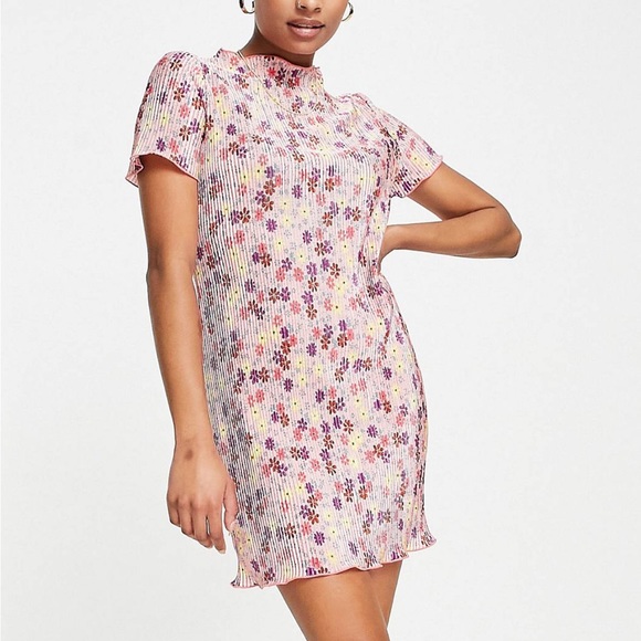 NWT ASOS Design Petite Floral Dress US4 - Picture 1 of 6